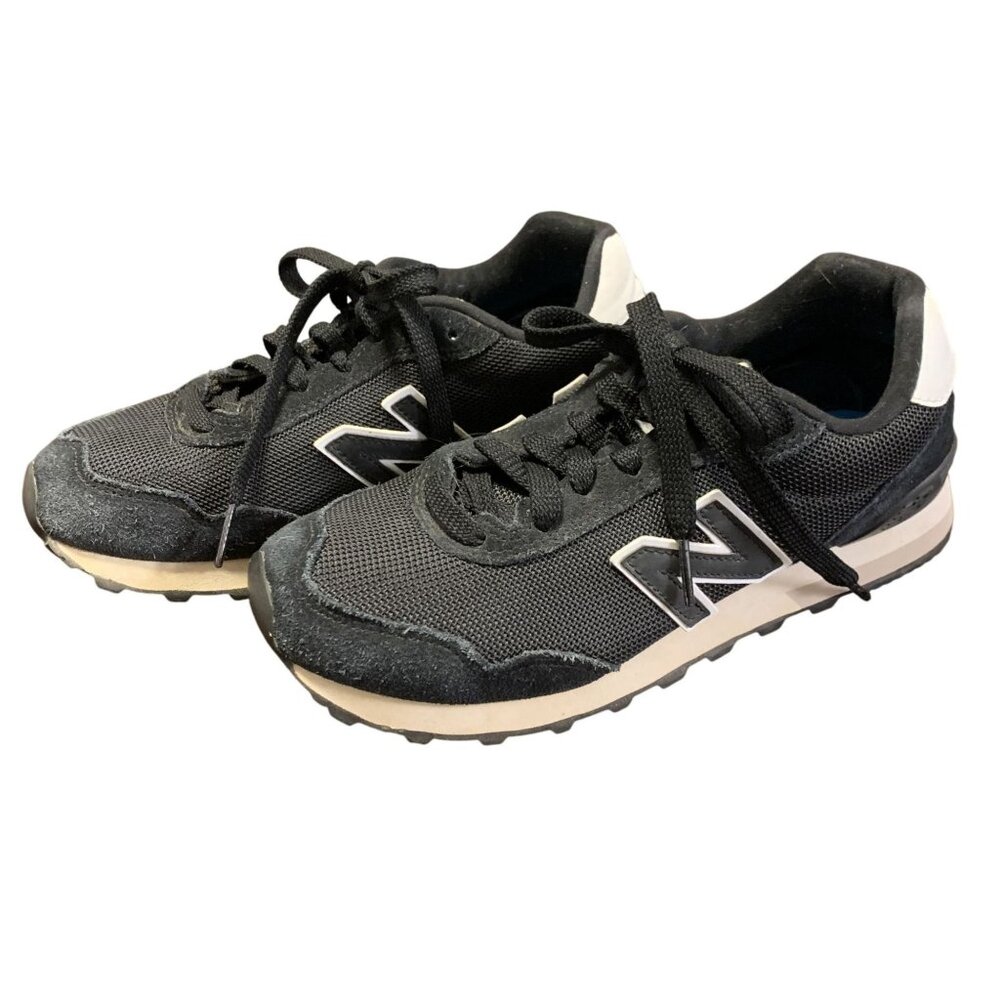 New Balance 515 V3 Women's 7 Classic Sneakers Black Mesh Suede